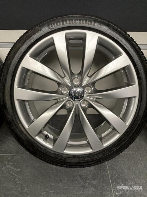 19” originele Volkswagen Passat velgen + banden 5x112 1K8 07, Auto-onderdelen, Banden en Velgen, Banden en Velgen, Zomerbanden