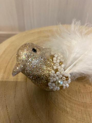 Kerstdecoratie  :  vogels op clip beschikbaar voor biedingen