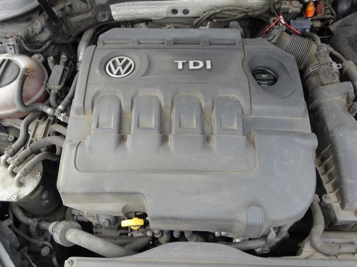 Motor van een Volkswagen Golf, Auto-onderdelen, Motor en Toebehoren, Volkswagen, Gebruikt, 3 maanden garantie, Ophalen of Verzenden