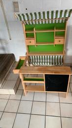 Houten winkel compleet, Kinderen en Baby's, Speelgoed | Speelkeukens, Ophalen, Zo goed als nieuw
