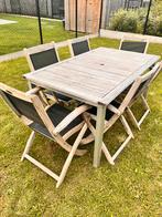 tuintafel, Ophalen, Gebruikt, 6 zitplaatsen, Tuinset