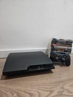 Playstation 3 Slim 320 Go 1 manette 14 jeux, Consoles de jeu & Jeux vidéo, Enlèvement, Comme neuf, Sans contrôleur, Slim