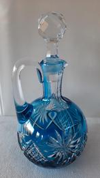 karaf kobaltblauw - Val Saint Lambert, Antiek en Kunst, Ophalen