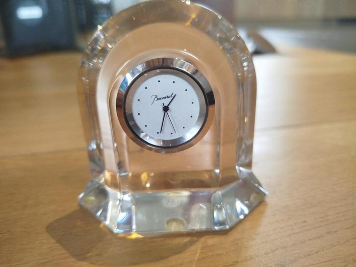 Pendulette en cristal de Baccarat, Antiek en Kunst, Antiek | Klokken, Ophalen
