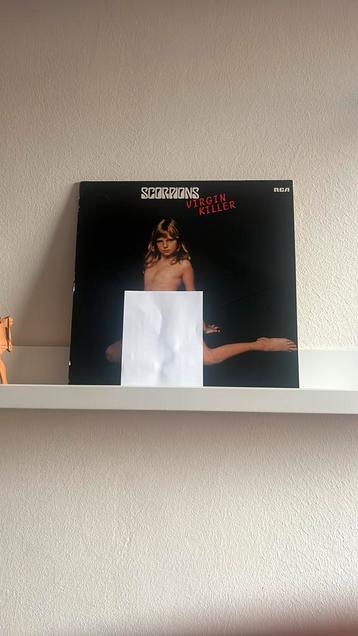 The scorpions - Virgin killer Lp te koop, Enlèvement ou Envoi, Utilisé