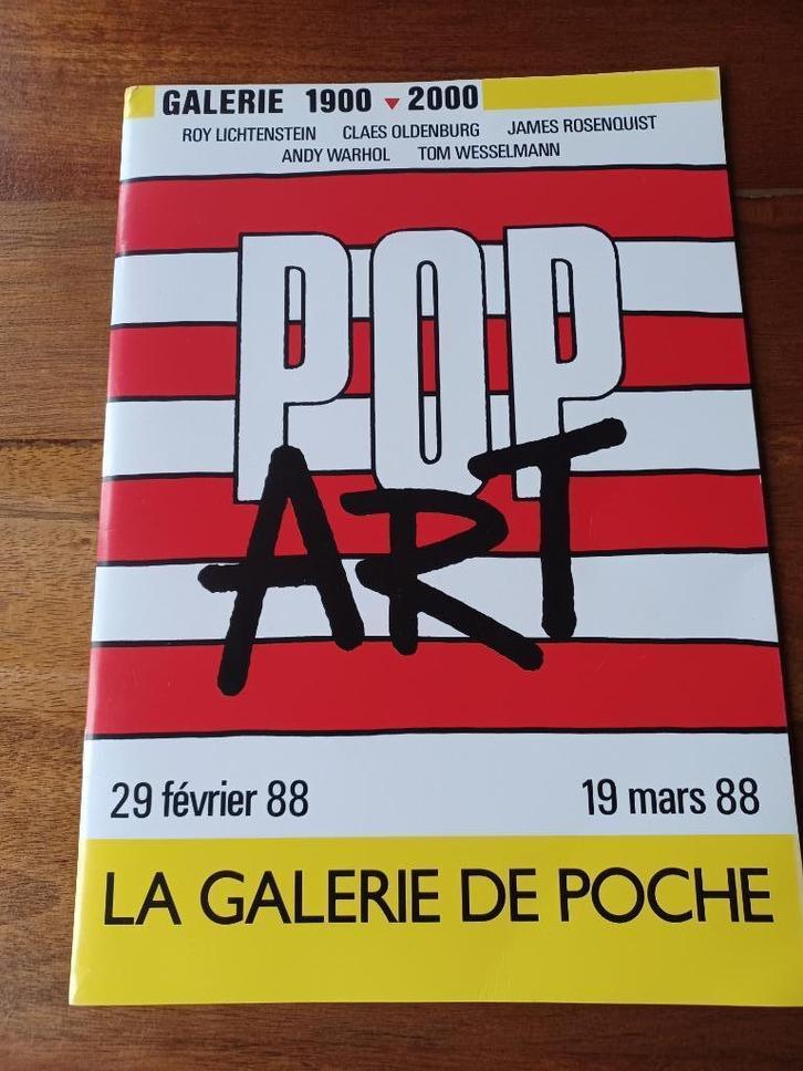 POP ART // La galerie de poche // 1988 // catalogus, Antiquités & Art, Art | Peinture | Moderne, Enlèvement ou Envoi