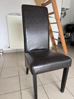 gratis 6 stoelen, Huis en Inrichting, Ophalen, Gebruikt, Bruin, Vijf, Zes of meer stoelen