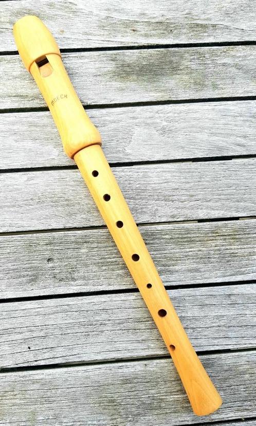 Moeck sopraanblokfluit, Duitse vingerzetting., Muziek en Instrumenten, Blaasinstrumenten | Blokfluiten, Gebruikt, Sopraan of Sopranino