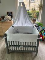 Baby Park grijs, Kinderen en Baby's, Ophalen, Zo goed als nieuw, Vierkant, In hoogte verstelbaar