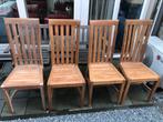 Teak houten stoelen, Ophalen, Zo goed als nieuw