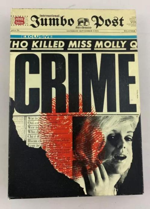 Crime Who Killed Miss Molly Jumbo Spel Compleet Nederlands, Hobby en Vrije tijd, Gezelschapsspellen | Bordspellen, Zo goed als nieuw