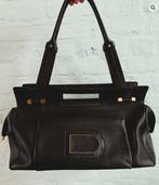 Delvaux zwarte leren Benjamin PM schoudertas, Handtassen en Accessoires, Tassen | Schoudertassen, Zwart, Zo goed als nieuw, Leer