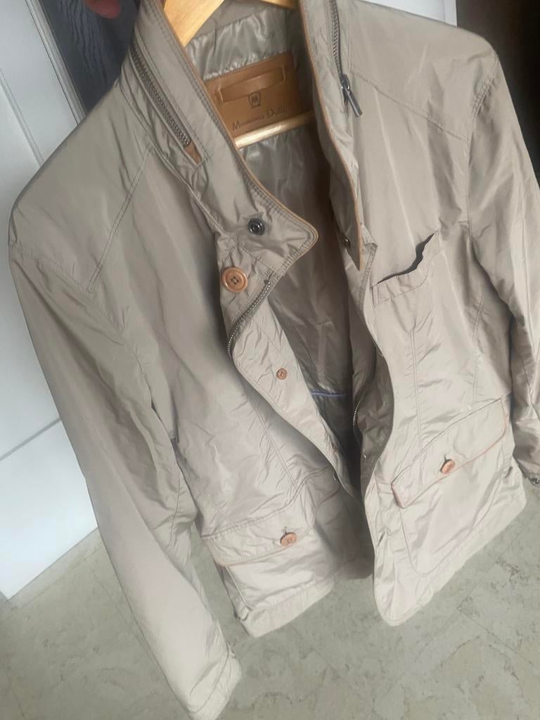 Massimo dutti  heren jas -vest -Jack L beige, Kleding | Heren, Jassen | Winter, Zo goed als nieuw, Zwart, Verzenden