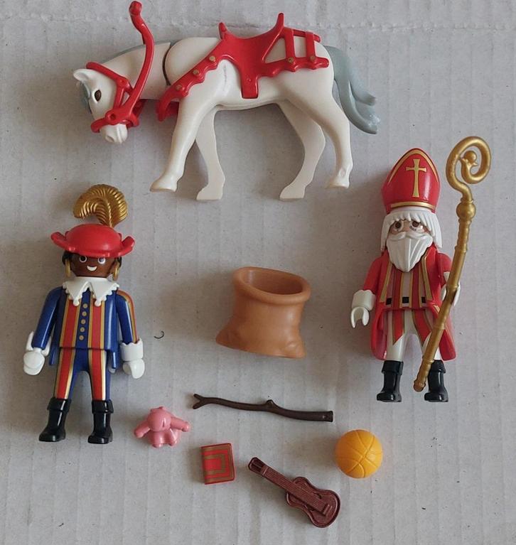 Playmobil 4893 - Sinterklaas en Zwarte Piet, Kinderen en Baby's, Speelgoed | Playmobil, Gebruikt, Complete set, Ophalen of Verzenden