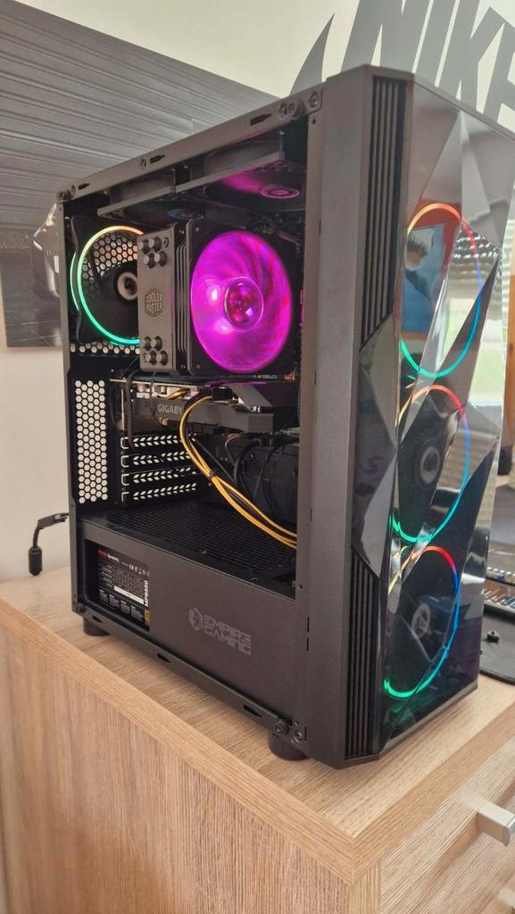 Pc Gamer, Ryzen 7 3700X / RTX 2060 6G, 1To, Boitier RGB Noir, Computers en Software, Desktop Pc's, Zo goed als nieuw, SSD, Gaming