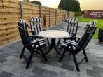 Tuinset Hartman, Tuin en Terras, Tuinsets en Loungesets, Ophalen, 4 zitplaatsen, Kunststof, Zo goed als nieuw