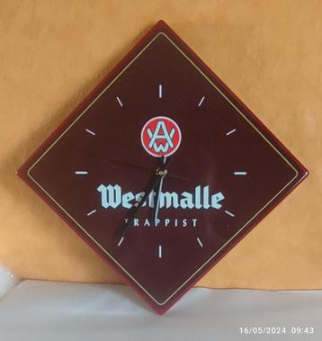 Horloge émaillée trappiste WESTMALLE .