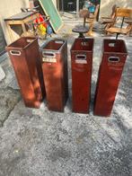 Oude containers leer met staal (4st ), Ophalen