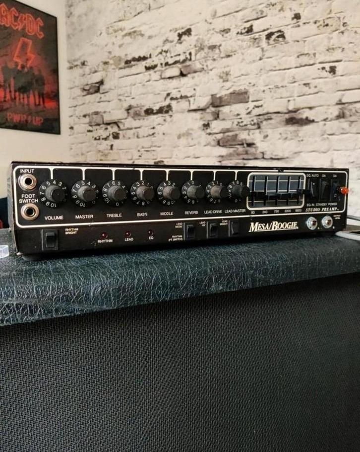 Mesa Boogie Studio Preamp + Mesa Boogie pedal, Muziek en Instrumenten, Versterkers | Bas en Gitaar, Zo goed als nieuw, Gitaar