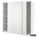 Double Pax Ikea blanche 100x200, Ophalen, Gebruikt, 200 cm of meer, 200 cm of meer
