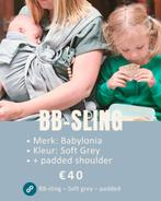 Ringsling - BB-sling - draagdoek, Kinderen en Baby's, Draagdoek, Zo goed als nieuw, Buik, Rug of Zij, Ophalen