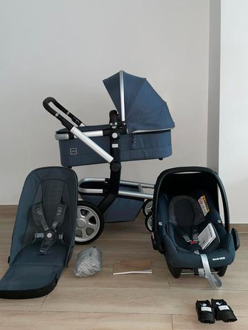 Joolz Day Quadro Blu kinderwagen 3-in-1 Set beschikbaar voor biedingen