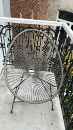 Tuinfauteuil van geweven hars, Tuin en Terras, Ophalen, Metaal