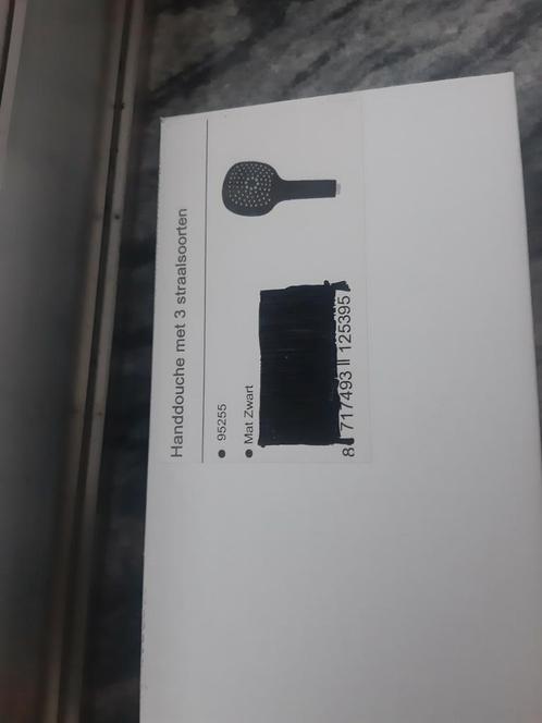Douchekop zwart 3 standen, Doe-het-zelf en Bouw, Overige Doe-Het-Zelf en Bouw, Zo goed als nieuw, Ophalen