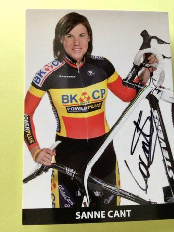 wielerkaart  bk   team  bkcp sanne cant signe, Envoi, Comme neuf