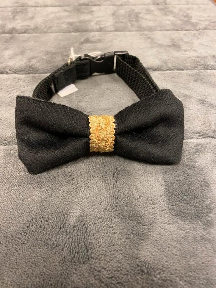 Luxe halsband met strik aan outlet, Dieren en Toebehoren, Hondenriemen, Nieuw, Hondenriem-accessoire, Ophalen of Verzenden