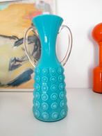 60s 70s vintage vaas glas Italiaans glaswerk, Maison & Meubles, Accessoires pour la Maison | Vases, Utilisé, Enlèvement ou Envoi