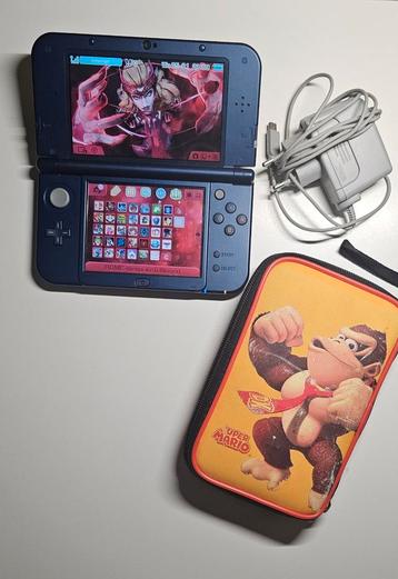 New nintendo 3ds xl met 36+ games + originele lader en case beschikbaar voor biedingen
