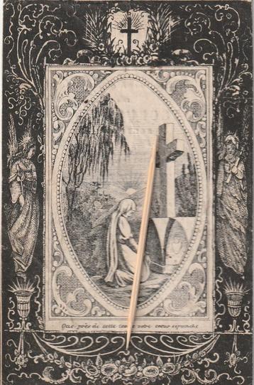 Carte de prière Muys, Temse, Envoi, Image pieuse