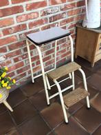 Vintage trapladder, Huis en Inrichting, Krukjes, Ophalen of Verzenden, Zo goed als nieuw