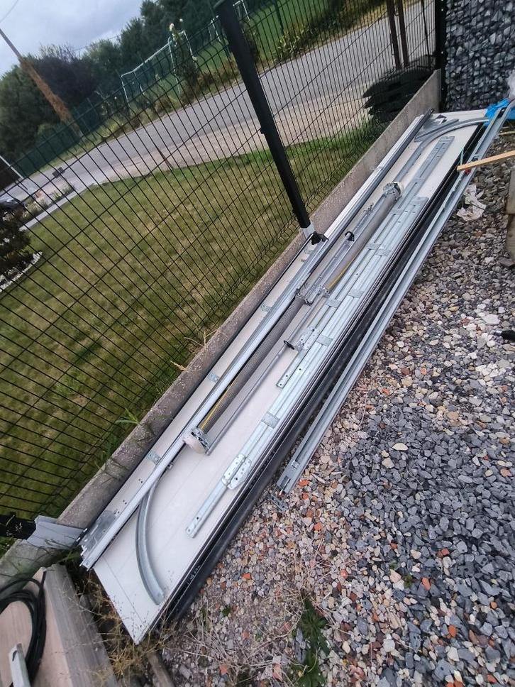 Porte de Garage HORMANN, Doe-het-zelf en Bouw, Raamkozijnen en Schuifdeuren, Gebruikt, Overige typen, Aluminium, 150 tot 225 cm