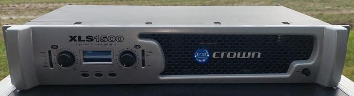 Crown versterker XLS 1500, Muziek en Instrumenten, Versterkers | Keyboard, Monitor en PA, Zo goed als nieuw, P.A., 500 tot 1000 watt