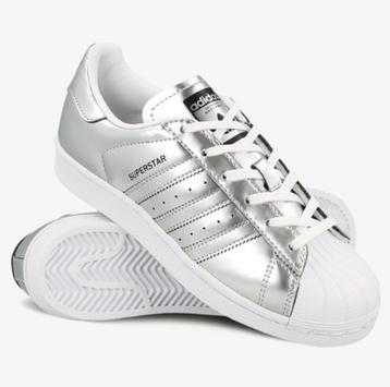 NIEUW! ADIDAS ORIGINALS Superstar sneakers zilver metallic M beschikbaar voor biedingen