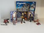 PLaymobil speelbox ridders en schatkamer - compleet, Complete set, Ophalen of Verzenden, Zo goed als nieuw