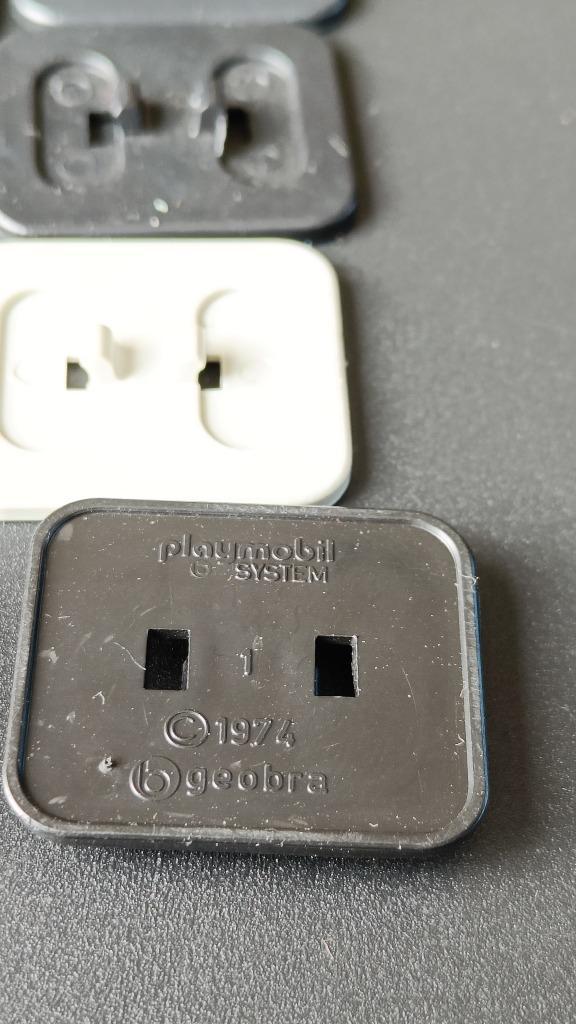 Playmobil system voetplaatjes Geobra 1974, Kinderen en Baby's, Speelgoed | Playmobil, Ophalen of Verzenden