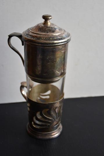 Koffiefiltertassen verzilverd beschikbaar voor biedingen
