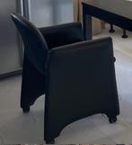 Lederen stoelen / eetkamer of vergaderstoelen, Ophalen, Gebruikt, Bureau