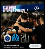 1 ticket Club Brugge - Marseille (vak NOORD), Tickets en Kaartjes, Januari