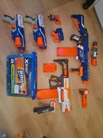 Nerf geweren + uitbreidingstukken + kogels, Verzamelen, Ophalen of Verzenden, Zo goed als nieuw