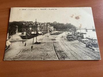 Postkaart Temsche: De groote kaai -1926 beschikbaar voor biedingen