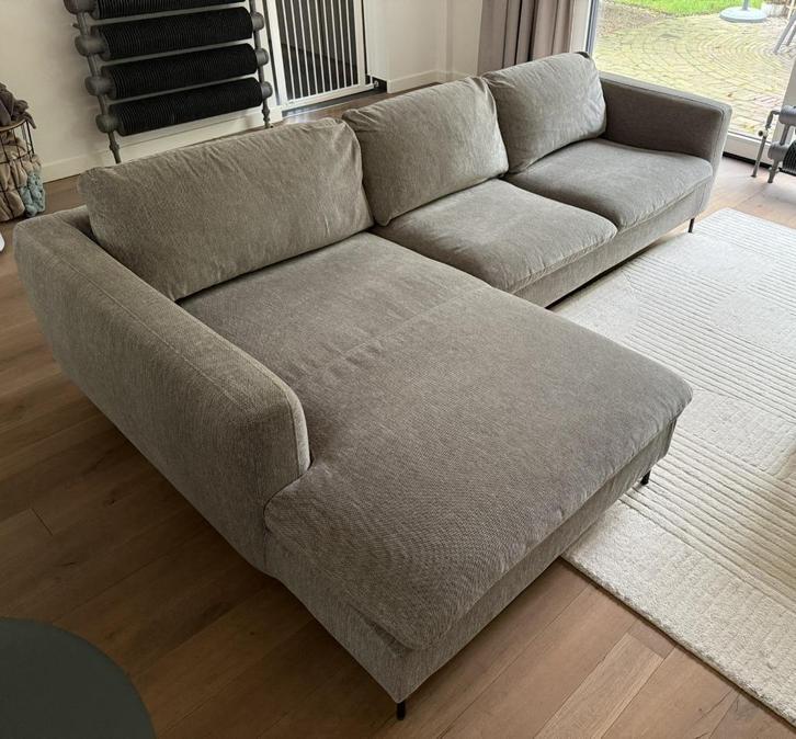 Hoekzetel met linkse hoek en 5 zitplaatsen, zeer goede staat, Huis en Inrichting, Zetels | Zetels en Chaises Longues, Zo goed als nieuw