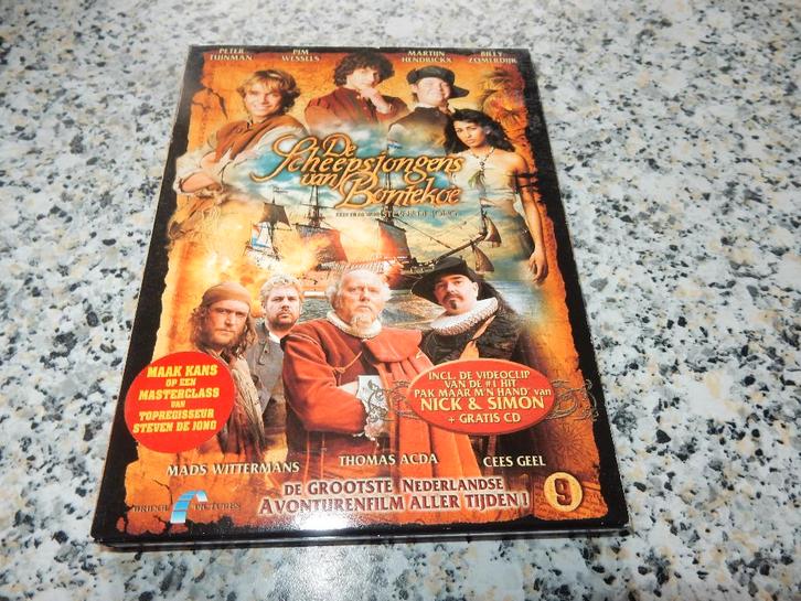 nr.1537- Dvd: de scheepsjongens van bontekoe - jeugdfilm, CD & DVD, DVD | Néerlandophone, Comme neuf, Film, Action et Aventure