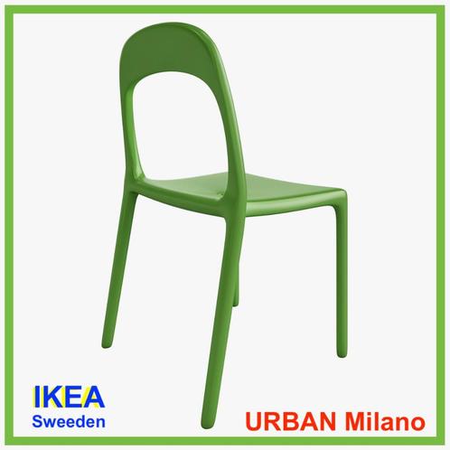 Collector 3x IKEA buitenstoel Urban Green, Tuin en Terras, Ligbedden, Gebruikt, Plastic, Ophalen