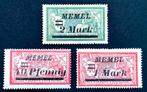 3X overdruk "Memel" Type Merson 1922, Enlèvement ou Envoi, Autres périodes