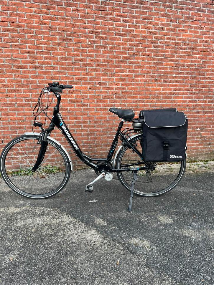 Elektrische fiets minerva met middenmotor, Fietsen en Brommers, Elektrische fietsen, Zo goed als nieuw, Ophalen