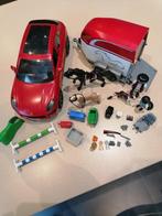 Playmobil Porsche + paardentrailer, Kinderen en Baby's, Complete set, Zo goed als nieuw, Ophalen